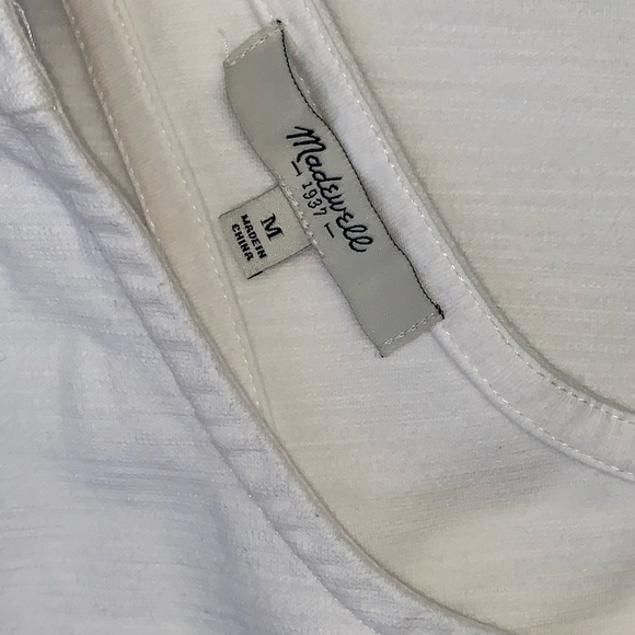 Madewell  A Line Tank Dress White - Picture 7 of 8